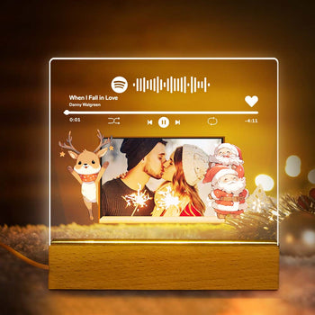 VEELU Personnalisé Spotify Plaque Cadeaux pour Lui Cameroon